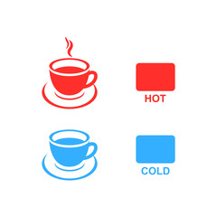 hot and cold water sign