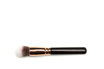 Cosmetic foundation brush isolated on white