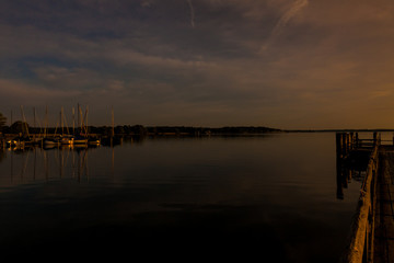Fototapeta premium Chiemsee - Sonnenaufgang