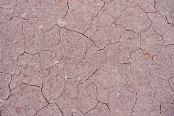 Drought ground by drought background.