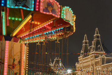Details of the Moscow Red Square decoration.