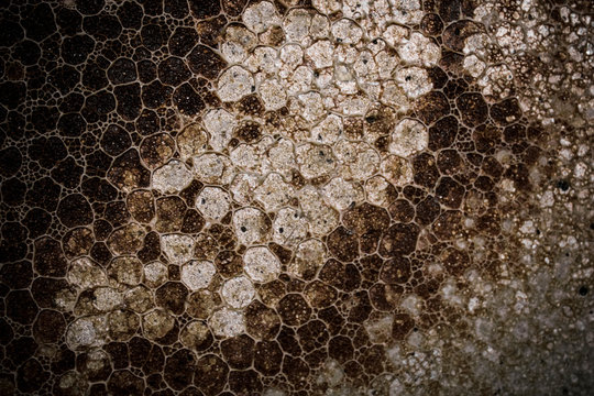 Dark hexagon texture Close