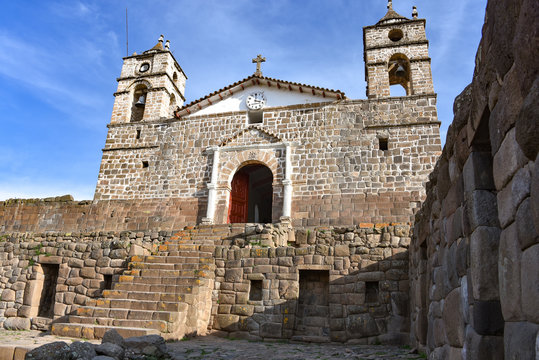 The church of San Juan Bautista of Vilcashuaman, Ayacucho, Peru