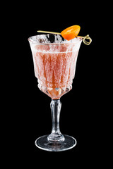 Original cocktails on a dark background.