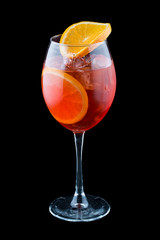 Original cocktails on a dark background.