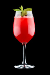 Original cocktails on a dark background.