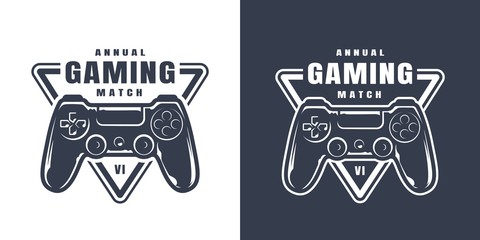 Vintage game controller print © DGIM studio