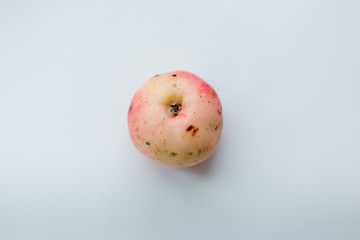 red apples isolated on white background