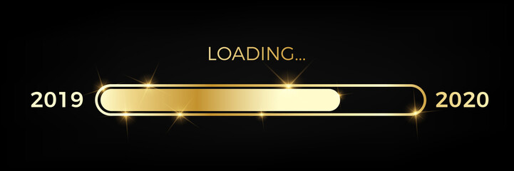 golden Loading Screen Year 2019 2020