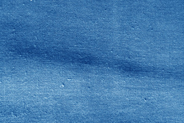 Cotton cloth texture in navy blue color.
