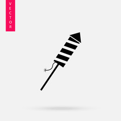 Fireworks icon, logo on white background