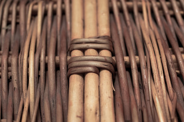 Bottom of woven basket