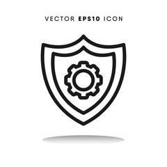 Shield vector icon