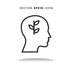Psychology vector icon