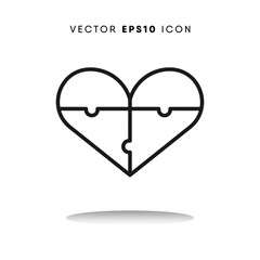 Heart vector icon