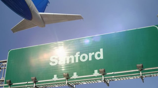 Airplane Take off Sanford