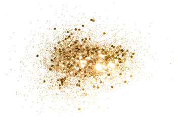 Background with gold glitter for your design