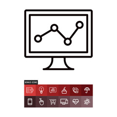 Computer vector icon