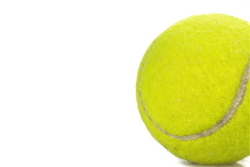 tennis ball isolated on white background