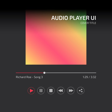 Audio Player User Interface Template