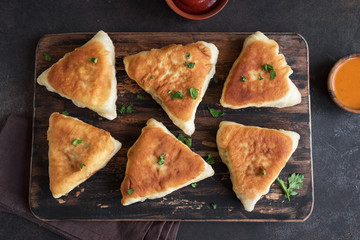 Deep fried meat pies