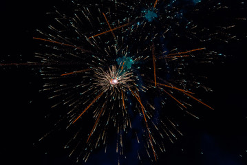 fireworks for the new year