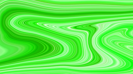 Green UFO neon background for packaging template or wallpaper. The texture of the marble fashion hue with stripes waves and divorces.