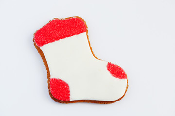 The hand-made eatable cookie of a boot