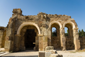 The ruins of the ancient city of Side.