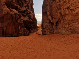 canyon in a desert