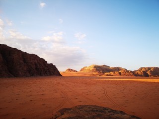 Fototapeta premium sunrise in desert