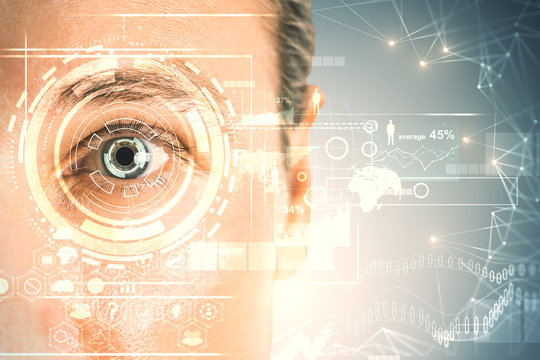 Biometrics and password concept