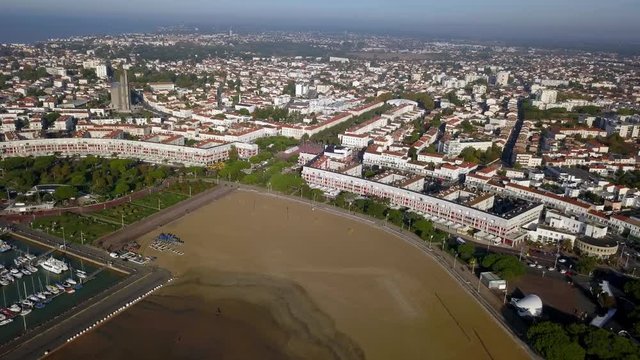 Aerial view of Royan, France