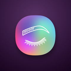 Microblading eyebrows app icon