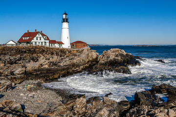 Fototapeta na wymiar Portland Head Light, lighthouse