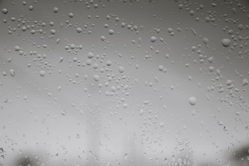 Droplets of Water on Window