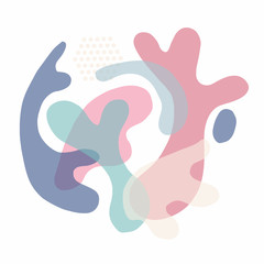 Abstract Artwork Vector Transparent Spots Background