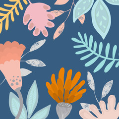 Abstract Artwork Vector Summer Background