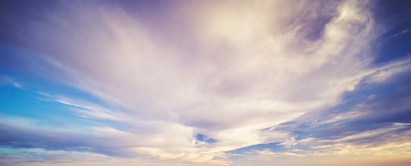 Summer sky clouds