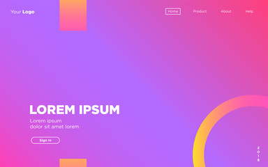 Modern gradient Web UI design background