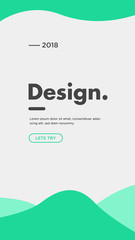 Mobile Phone Minimalist modern UI Background