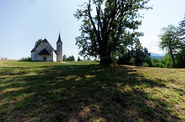 Fototapeta na wymiar Pilgrimage Church Hemmaberg