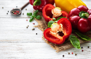 Red and Yellow Bell peppers