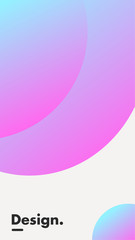 Mobile background gradient ui design