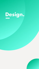 Mobile background gradient ui design