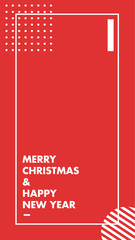 Christmas smartphone wallpaper background template