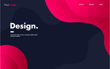 Modern fluid web ui design template