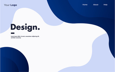 Modern fluid web ui design template
