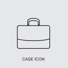 case icon . Editable line case icon from finance. Trendy case icon for web and mobile.