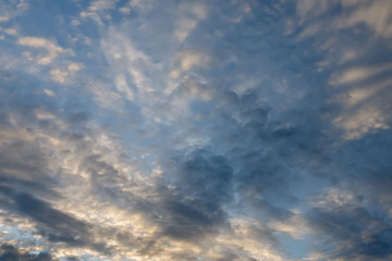 Obraz premium dramatic summer clouds view, abstract background/ overlay